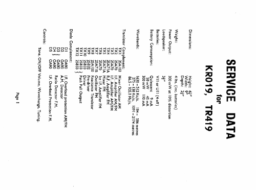 KR019; Kolster Brandes Ltd. (ID = 1692954) Radio