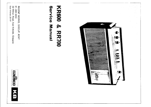 KR600; Kolster Brandes Ltd. (ID = 2303441) Radio