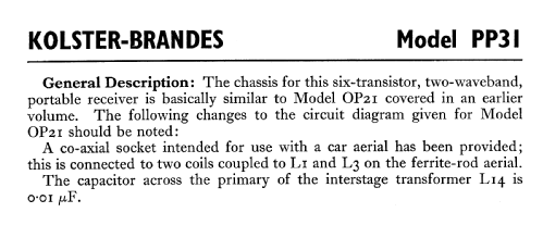 PP31; Kolster Brandes Ltd. (ID = 585183) Radio