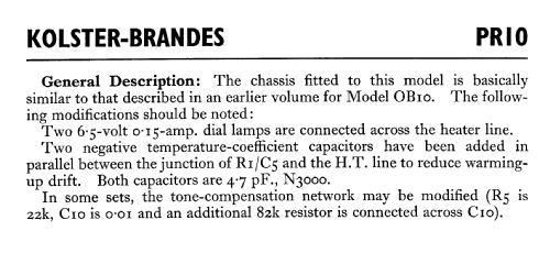 Nocturne PR10; Kolster Brandes Ltd. (ID = 585190) Radio