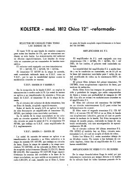 Chico 12' 1812; Kolster Iberica, S.A (ID = 2790239) Fernseh-E