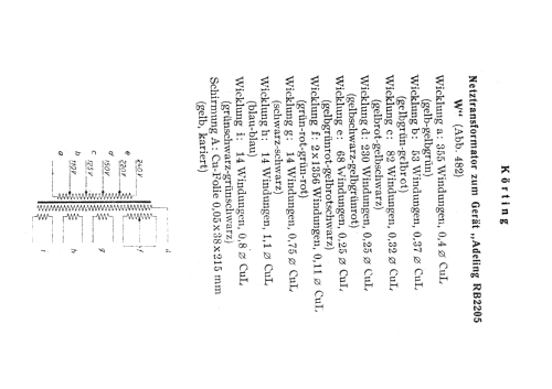 Adeling RB2205W; Körting-Radio; (ID = 340816) Radio