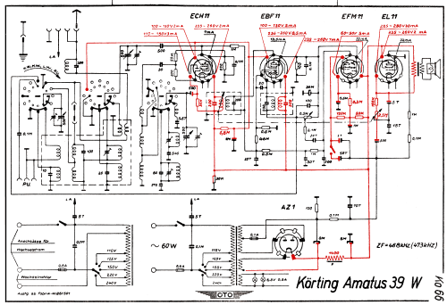 Amatus 39W; Körting-Radio; (ID = 2953849) Radio