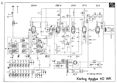 Amatus 40WKD; Körting-Radio; (ID = 2104595) Radio