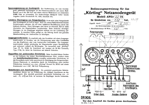 ANG-2204/VIII ANG-8-2204; Körting-Radio; (ID = 2002430) Power-S