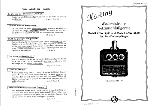 ANWL-08 ; Körting-Radio; (ID = 1317026) Power-S