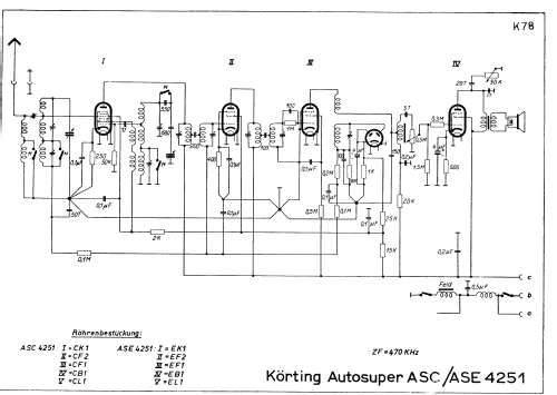 ASC4251; Körting-Radio; (ID = 44526) Car Radio