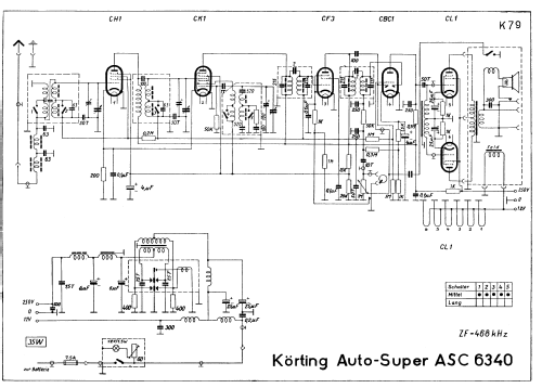 ASC6340; Körting-Radio; (ID = 44524) Car Radio