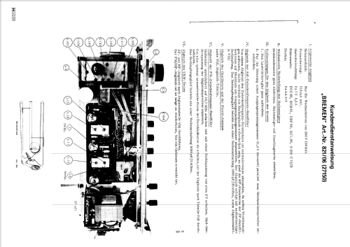 Bremen 27150 Art.Nr. 821/06; Neckermann-Versand (ID = 376590) Radio