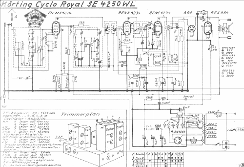 Cyclo Royal SE4250WL; Körting-Radio; (ID = 1006890) Radio