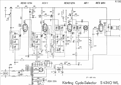 Cyclo-Selector S4340WL; Körting-Radio; (ID = 1467631) Radio