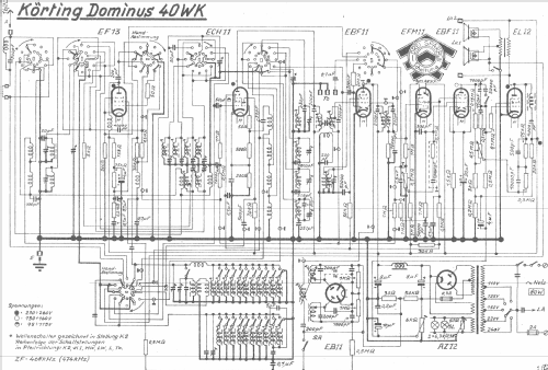 Dominus 40WK; Körting-Radio; (ID = 1006902) Radio