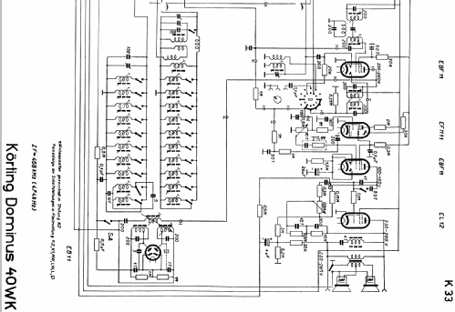 Dominus 40WK; Körting-Radio; (ID = 215708) Radio