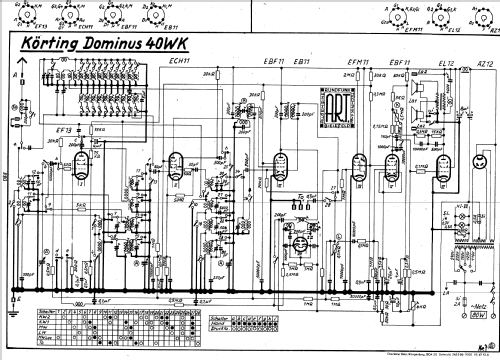 Dominus 40WK; Körting-Radio; (ID = 2361784) Radio
