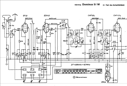 Dominus 51W; Körting-Radio; (ID = 37291) Radio