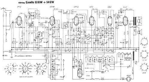 Excello 54GW; Körting-Radio; (ID = 1741454) Radio