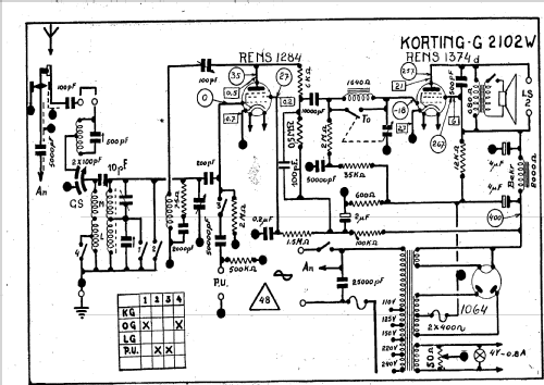 G2102W; Körting-Radio; (ID = 1204715) Radio