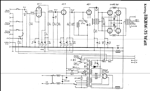 HKBW75; Körting-Radio; (ID = 169233) Ampl/Mixer