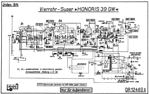 Honoris 39GW; Körting-Radio; (ID = 198373) Radio