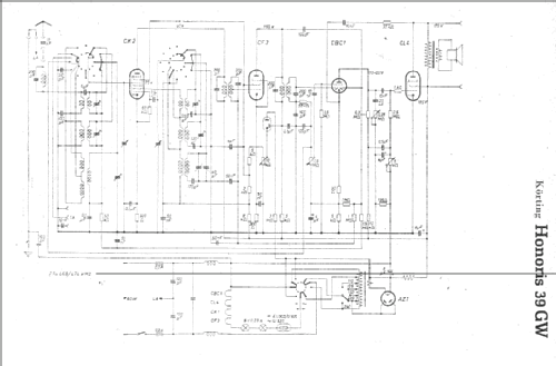 Honoris 39GW; Körting-Radio; (ID = 4715) Radio