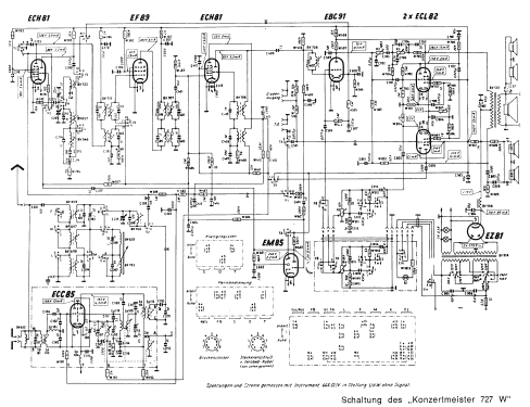 Konzertmeister 727 W; Körting-Radio; (ID = 1108504) Radio