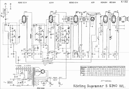 Körting Supramar S5340WL; Körting-Radio; (ID = 1467642) Radio