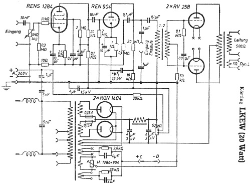 LKEW20; Körting-Radio; (ID = 29805) Ampl/Mixer