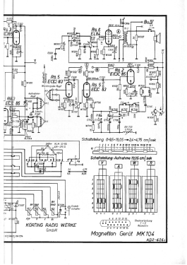 Magnettongerät MK-104; Körting-Radio; (ID = 3032808) R-Player