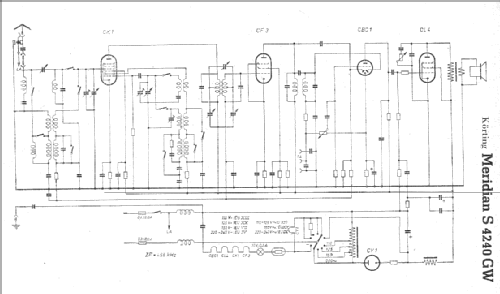 Meridian S4240GW; Körting-Radio; (ID = 4721) Radio