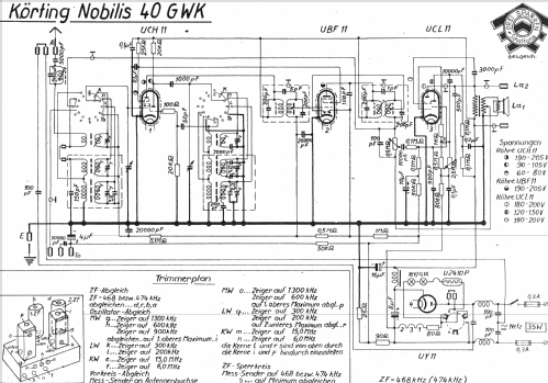 Nobilis 40GWK; Körting-Radio; (ID = 1026986) Radio