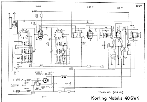 Nobilis 40GWK; Körting-Radio; (ID = 44763) Radio