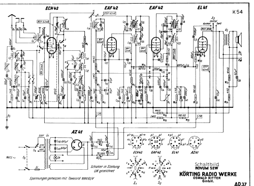 Novum 52W; Körting-Radio; (ID = 43913) Radio