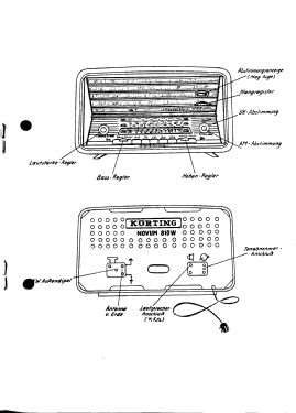 Novum 810W; Körting-Radio; (ID = 3098361) Radio