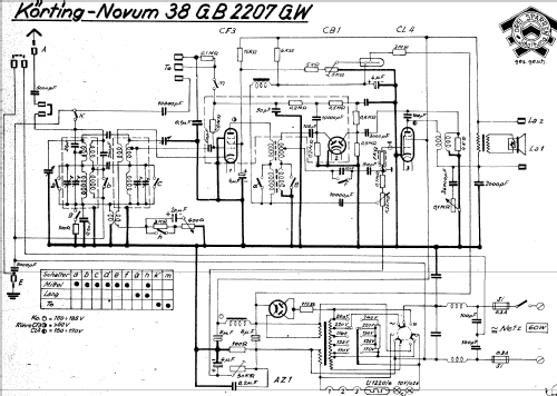 Novum GB2207GW; Körting-Radio; (ID = 1027526) Radio