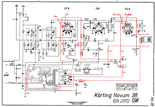 Novum GB2207GW; Körting-Radio; (ID = 2953832) Radio