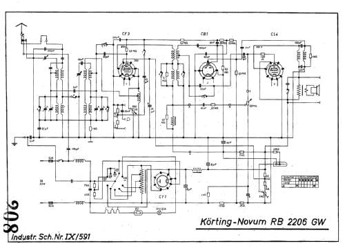 Novum RB2206GW; Körting-Radio; (ID = 457100) Radio