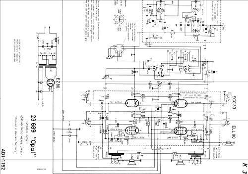 Opal 23689 Ch= 23601; Körting-Radio; (ID = 954440) Radio