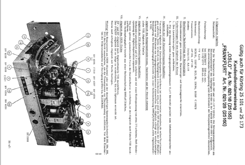 Oslo 25155 Art. Nr. 821/18; Neckermann-Versand (ID = 57457) Radio