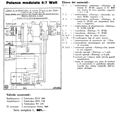 Kraftverstärker DR 3172L; Körting-Radio; (ID = 2682575) Kit