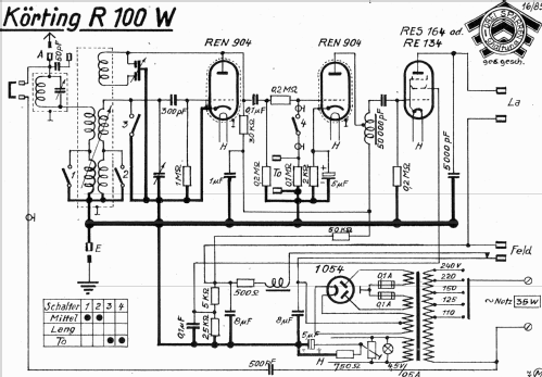 R100W; Körting-Radio; (ID = 1069776) Radio