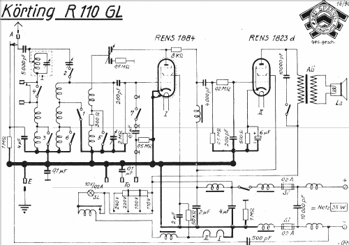 R110GL; Körting-Radio; (ID = 1069780) Radio