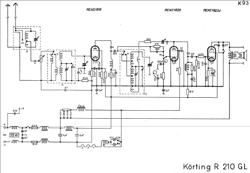 R210GL; Körting-Radio; (ID = 215754) Radio