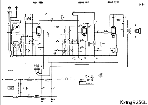 R215GL; Körting-Radio; (ID = 215755) Radio