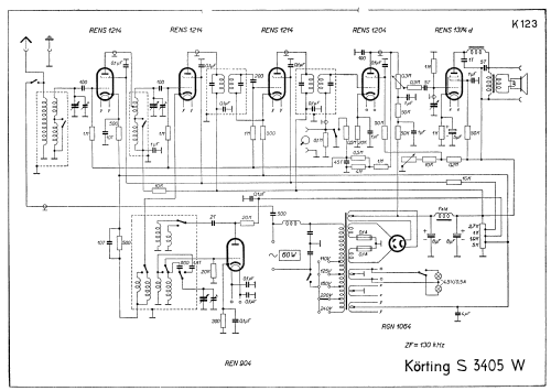 S3405W/WL; Körting-Radio; (ID = 44507) Radio