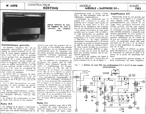 Sapphire 64 24861; Körting-Radio; (ID = 290425) Radio