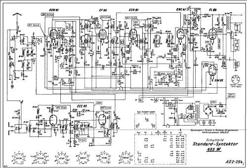 Standard Syntektor Chassis 622W Ch= AD2-354i; Körting-Radio; (ID = 51187) Radio