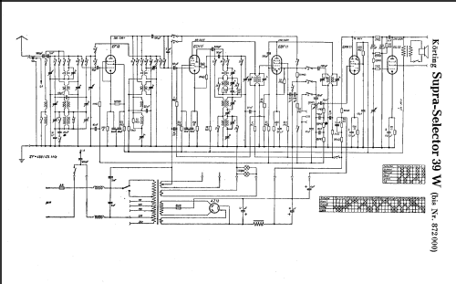 Supra-Selector 39W; Körting-Radio; (ID = 169270) Radio