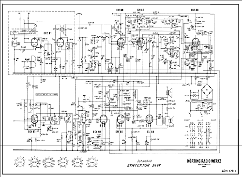 Syntektor 54W; Körting-Radio; (ID = 38693) Radio