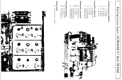 Ultramar 37 SB8360W; Körting-Radio; (ID = 73120) Radio