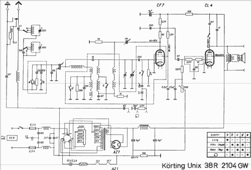 Unix 38 R2104GW; Körting-Radio; (ID = 1464345) Radio